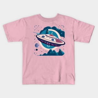 retro sci-fi Kids T-Shirt